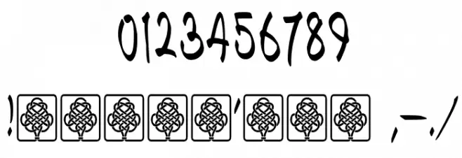 Bunda Font OTHER CHARS