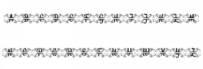 Bunda Font UPPERCASE