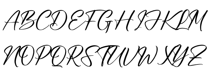 Bundaria خط أحرف كبيرة