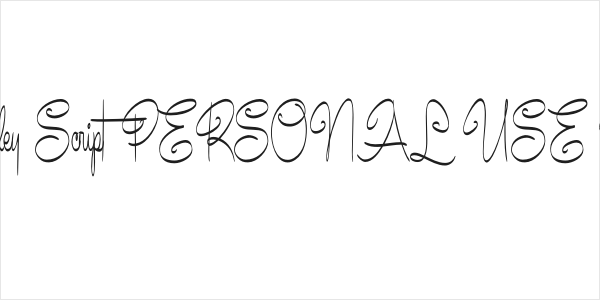 Bundey Script PERSONAL USE Bold Logo