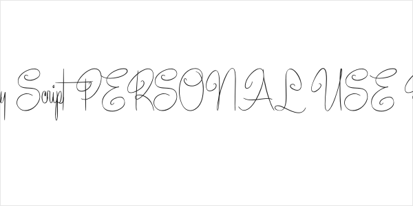 Bundey Script PERSONAL USE Regular Logo