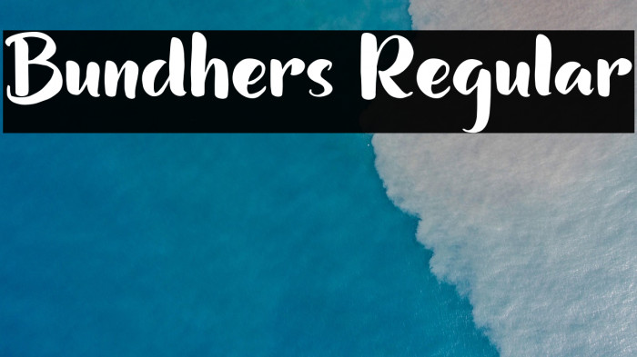 Bundhers Regular Example 1