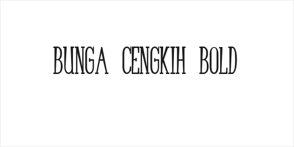 Bunga Cengkih Bold Logo
