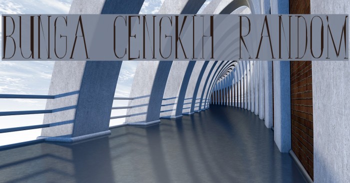 Bunga Cengkih Random Font examples