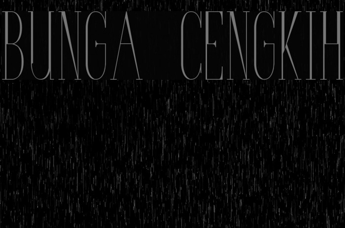Bunga Cengkih Font examples
