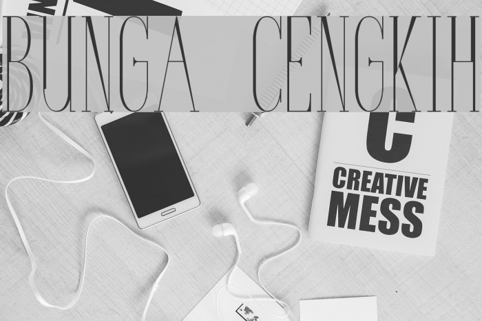 Bunga Cengkih Font examples