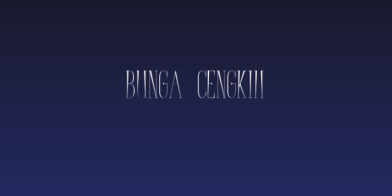 Bunga Cengkih Social Header
