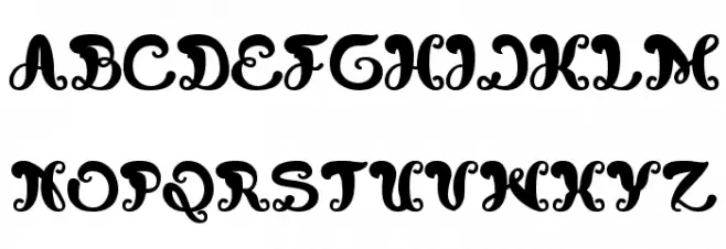 Bunga Melati Putih Bold Font Litere mari