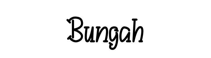 Bungah  Free Fonts Download