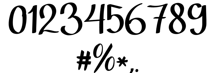 Bungalow Demo Font OTHER CHARS