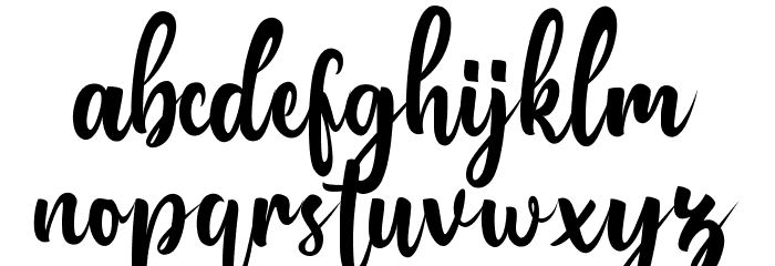 Bungalow Demo Font LOWERCASE