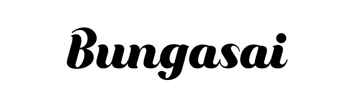 Bungasai  नि: शुल्क फ़ॉन्ट्स डाउनलोड
