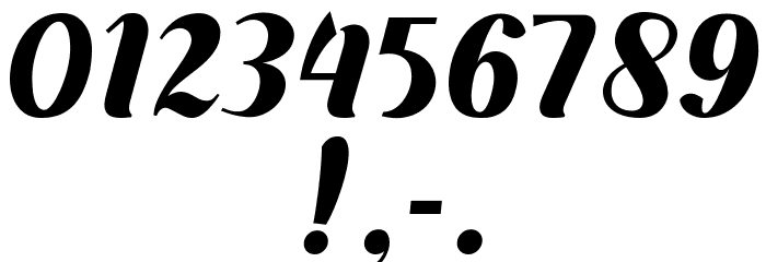 Bungasai Font OTHER CHARS
