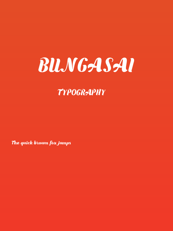Bungasai Poster