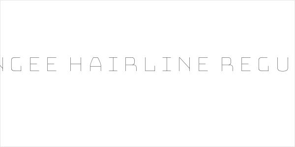 Bungee Hairline Regular Logo