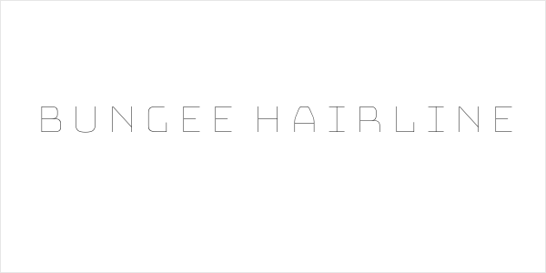 Bungee Hairline Logo
