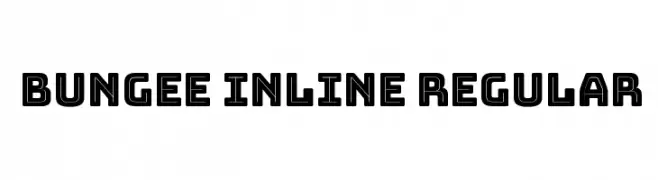 Bungee Inline Regular  Fuentes Gratis Descargar