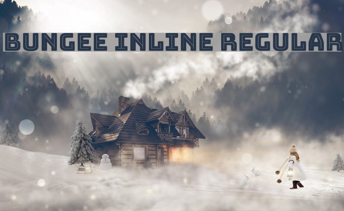 Bungee Inline Regular Font examples