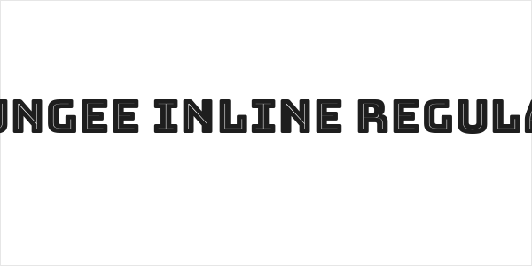 Bungee Inline Regular Logo
