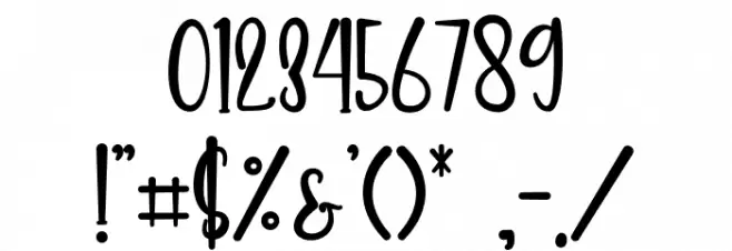 Bungee Jumpings Font OTHER CHARS