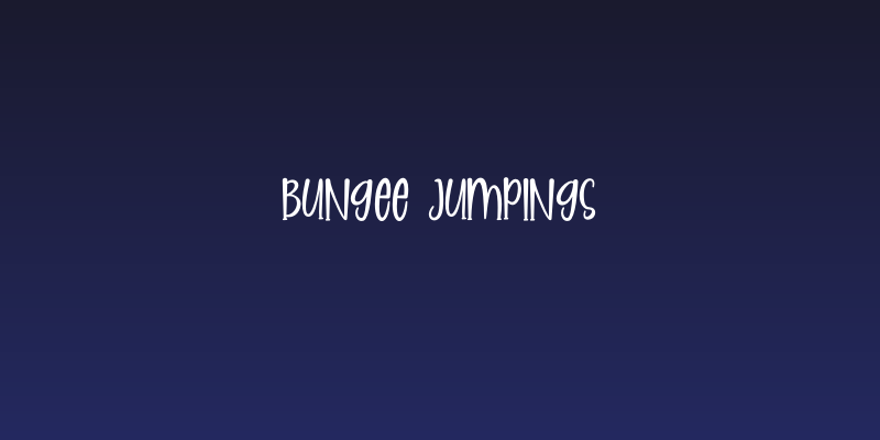 Bungee Jumpings Social Header