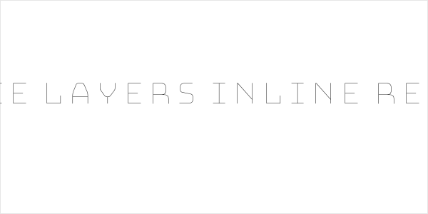 Bungee Layers Inline Regular Logo