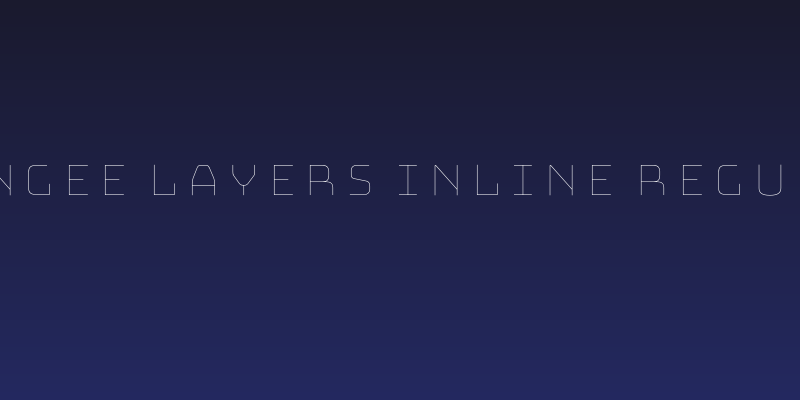 Bungee Layers Inline Regular Social Header