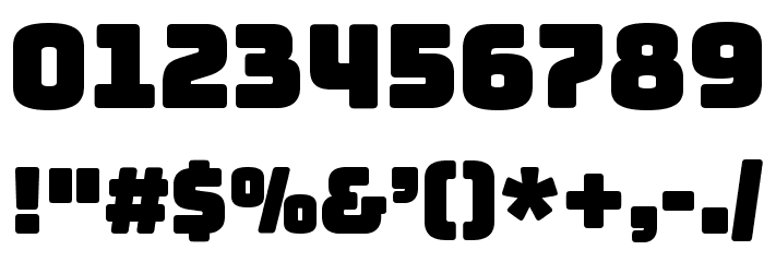 Bungee Layers Outline Regular Font OTHER CHARS