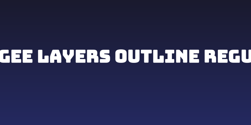 Bungee Layers Outline Regular Social Header