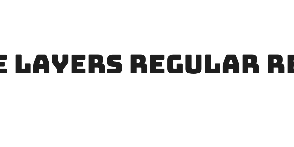 Bungee Layers Regular Regular Logo
