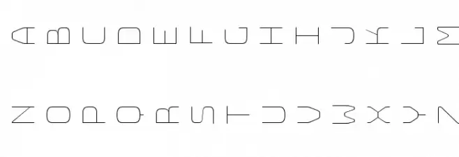 Bungee Layers Rotated Inline Regular 字体 小写
