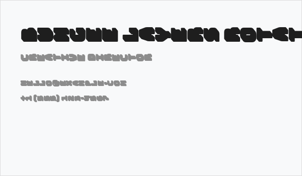 Bungee Layers Rotated Shade Regular Business Card