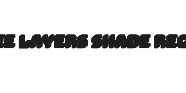 Bungee Layers Shade Regular Logo