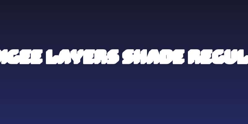 Bungee Layers Shade Regular Social Header
