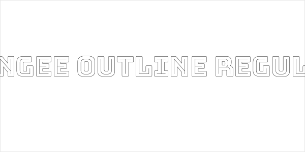 Bungee Outline Regular Logo