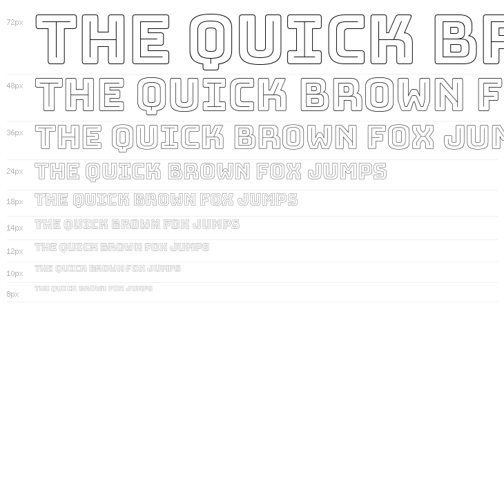 Bungee Outline Regular Waterfall