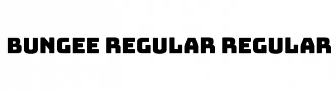 Bungee Regular Regular  Fuentes Gratis Descargar