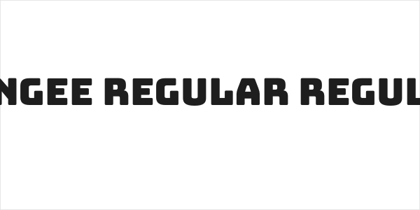 Bungee Regular Regular Logo