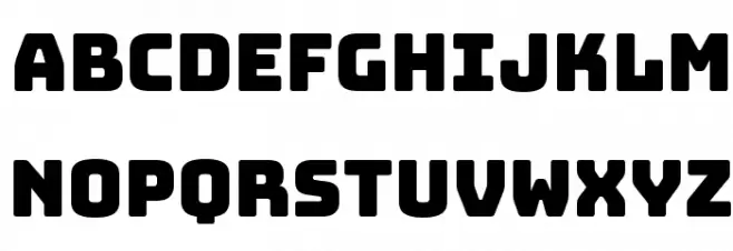 Bungee Regular Schriftart Groß