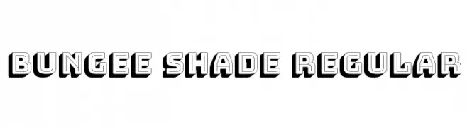Bungee Shade Regular  Fuentes Gratis Descargar