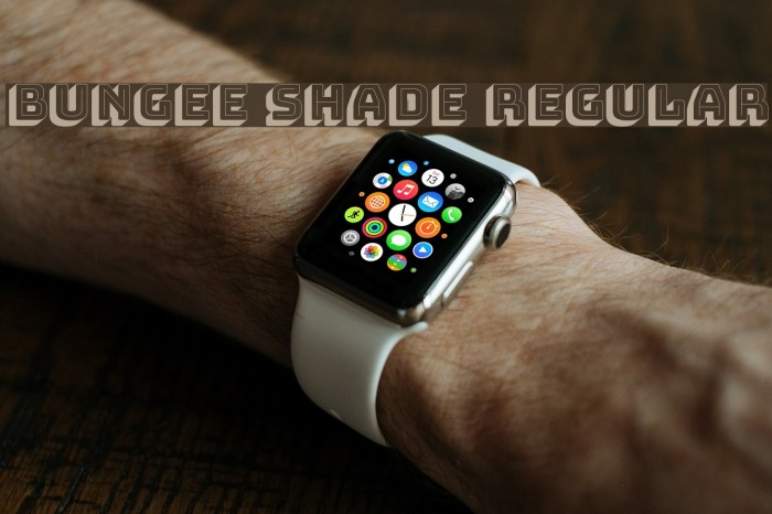 Bungee Shade Regular Font examples