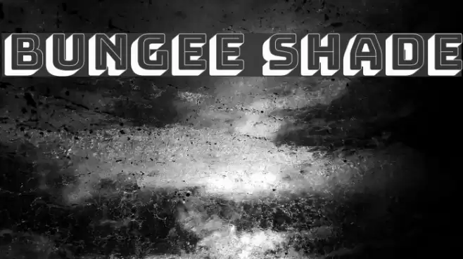 Bungee Shade Font examples