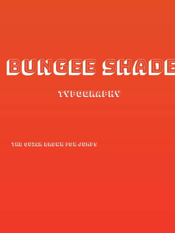 Bungee Shade Poster