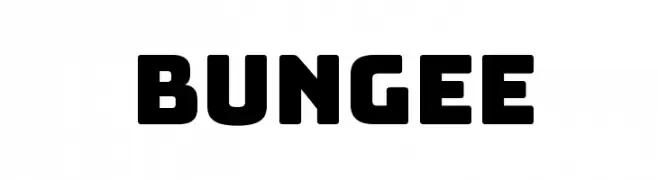 Bungee  Fuentes Gratis Descargar
