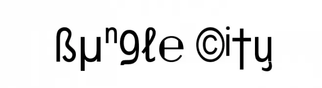 Bungle City  Descarca Fonturi Gratis
