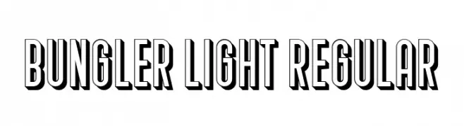 Bungler Light Regular  Fuentes Gratis Descargar