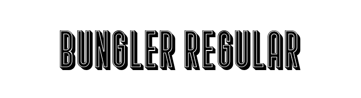 Bungler Regular  Fuentes Gratis Descargar