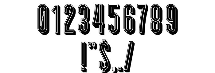 Bungler Regular Font OTHER CHARS