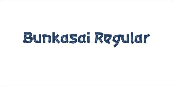 Bunkasai Regular Logo