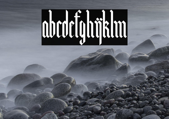 Bunker Lowercase Example 2